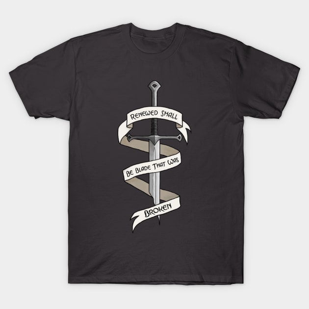 The Sword that was Broken T-Shirt by CRcreations